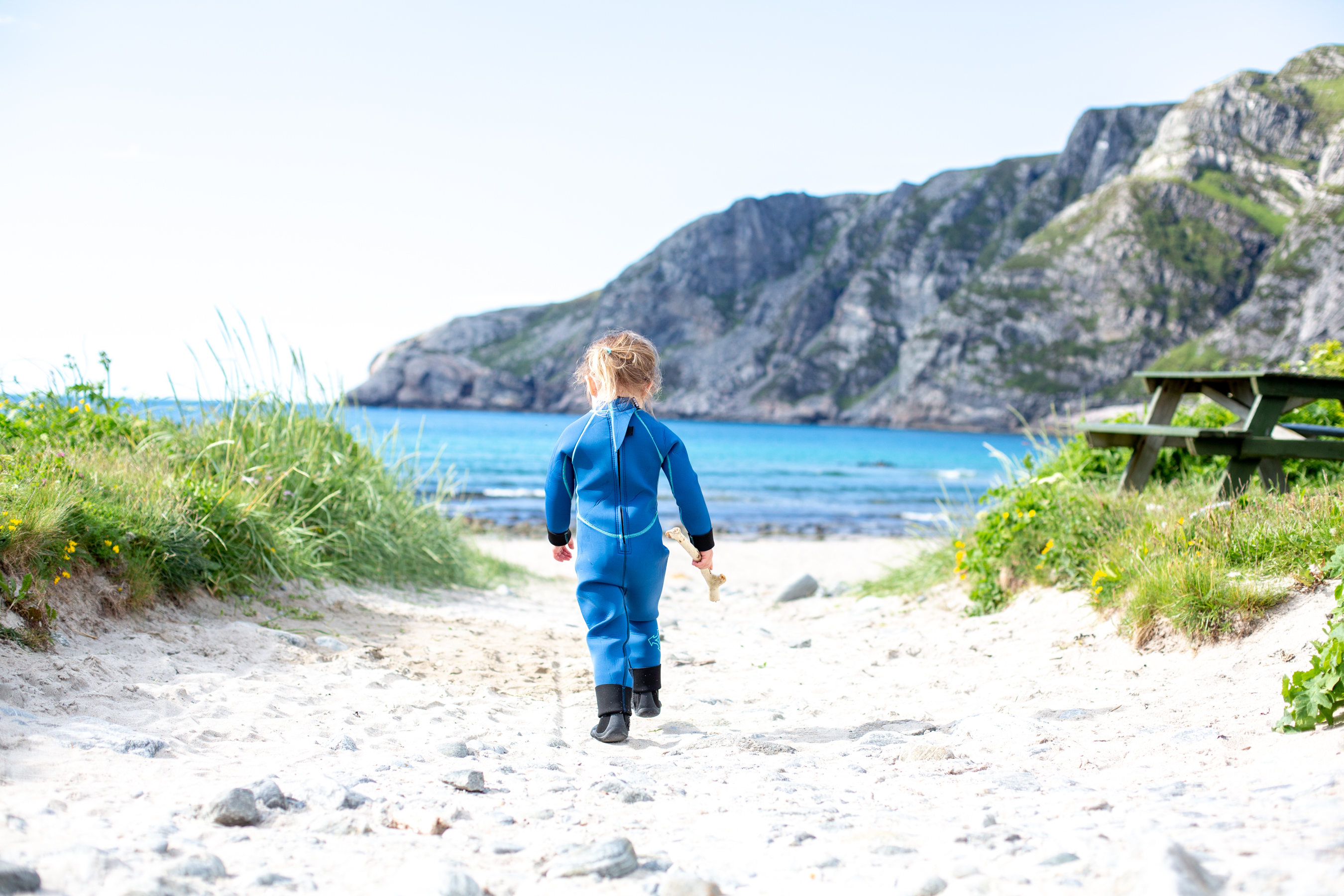 Surfing med barn Stadlandet