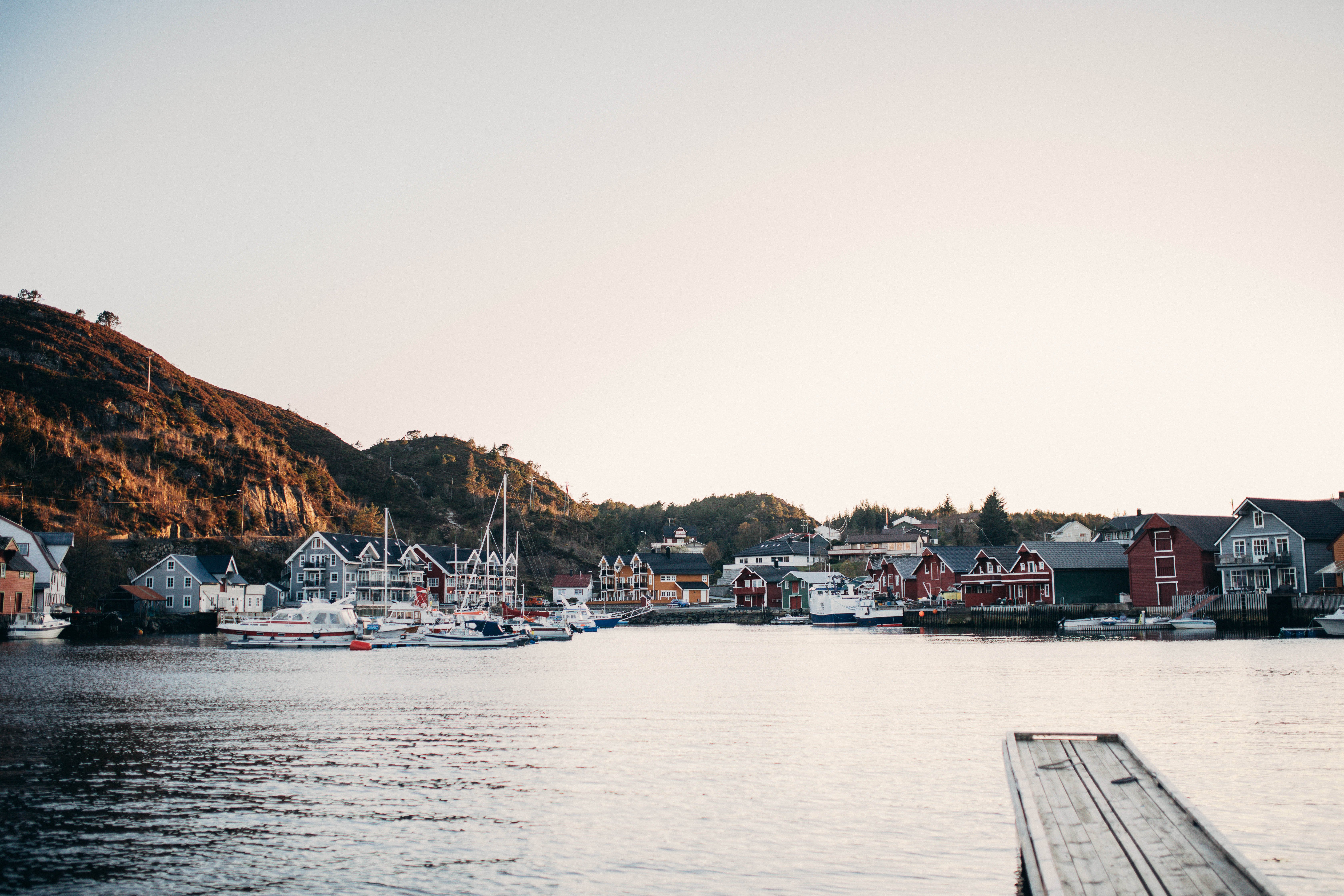 Kalvåg i Solnedgang