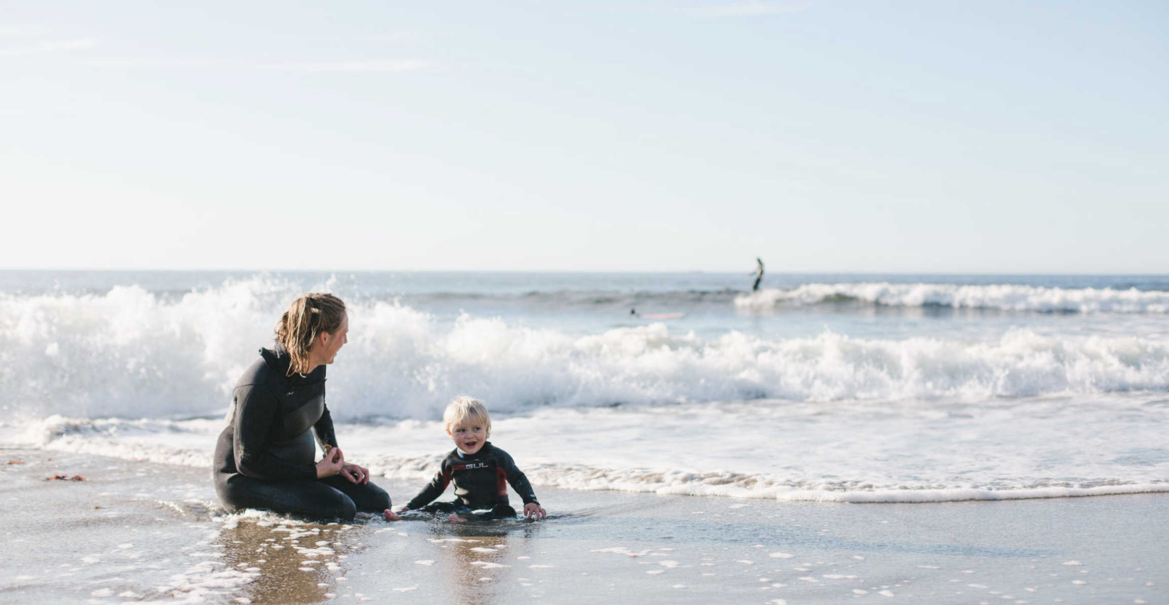 Surfing med barn