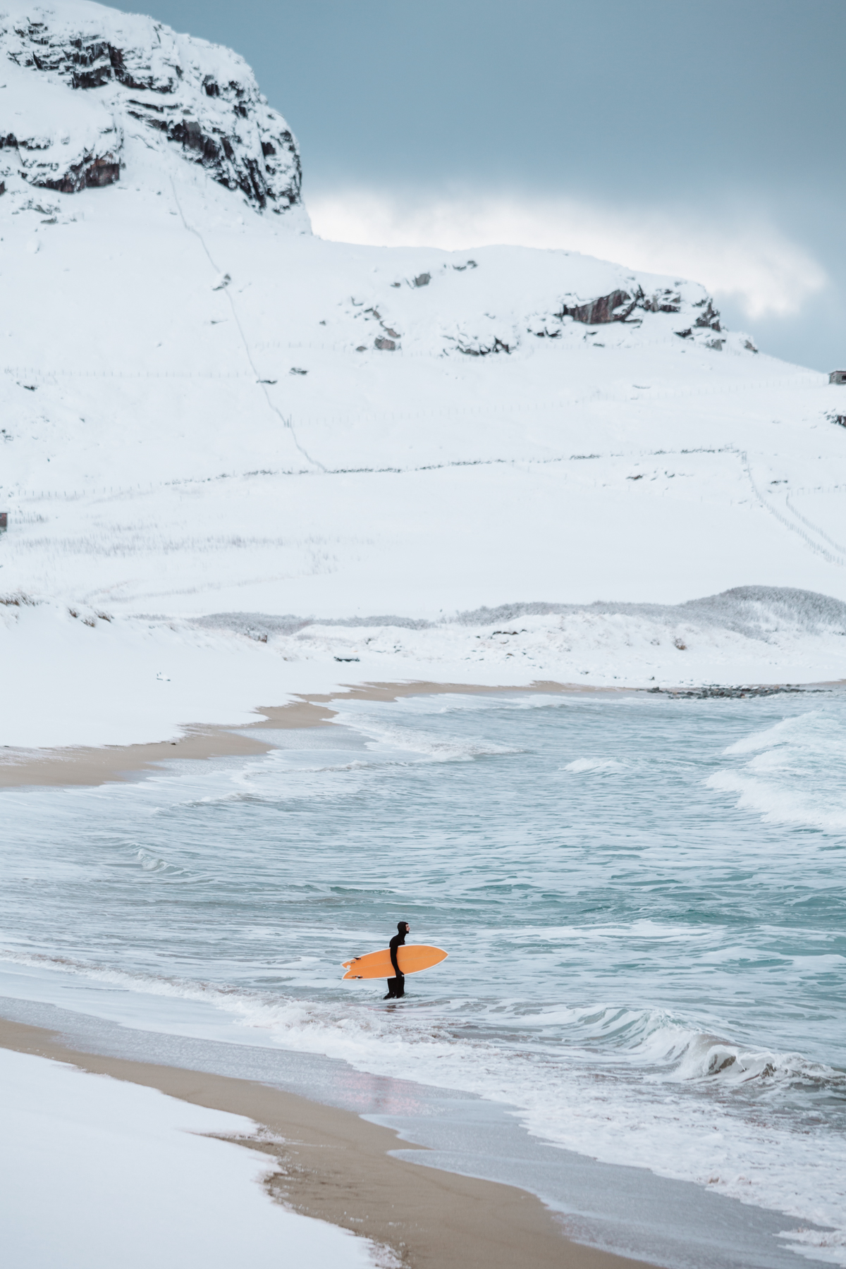 Vinter surf Ervik - Saltnwax