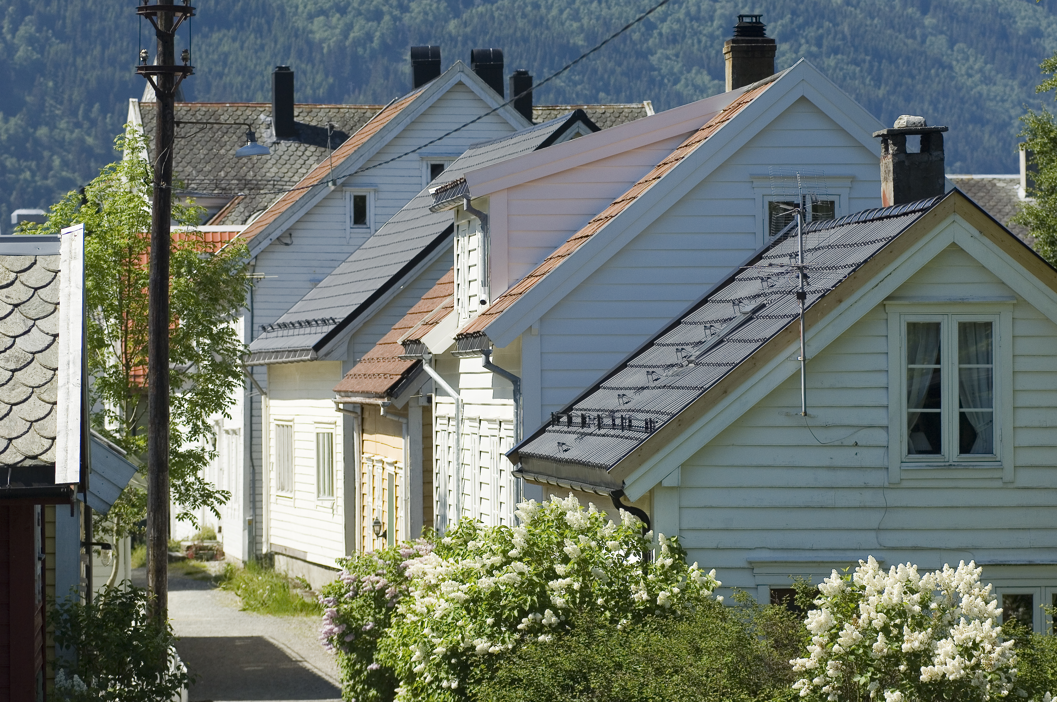 Eidsgata gamle trehus Nordfjordeid
