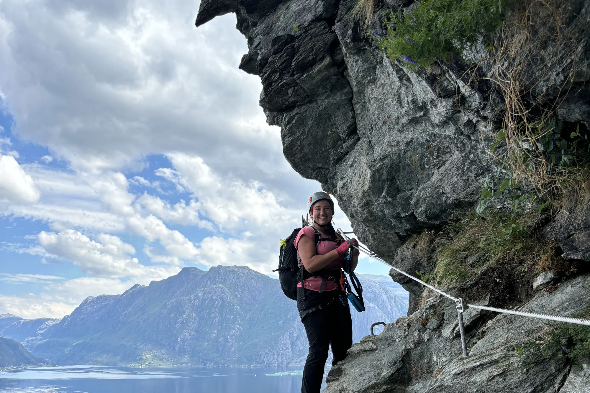 Hornelen Via Ferrata (Hekseveggen light)