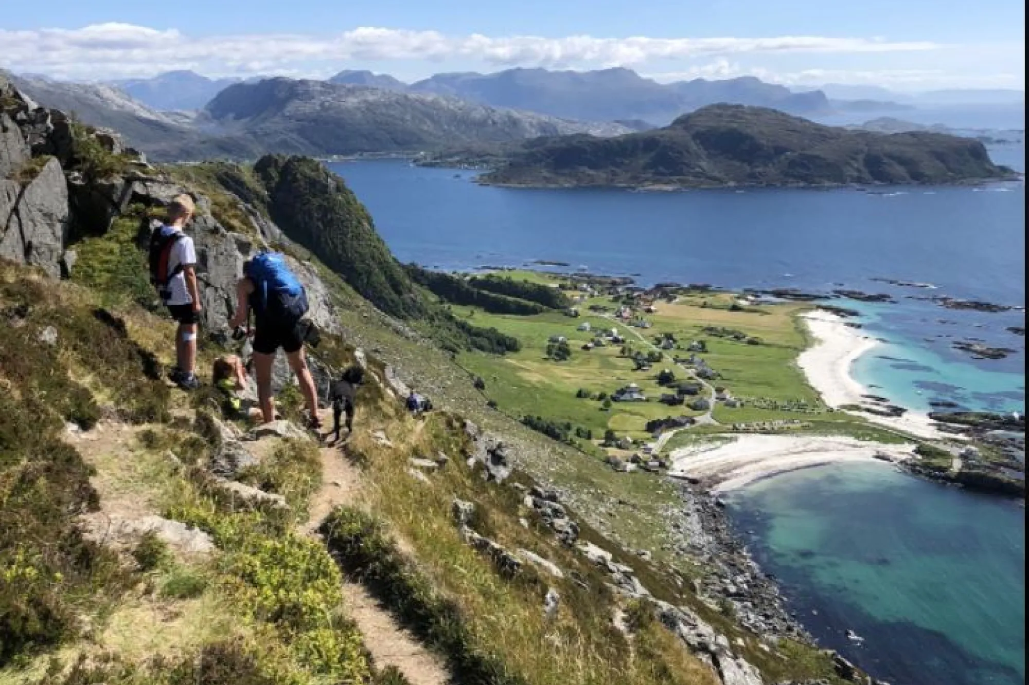 Panoramaturen frå Iglandsvik til Grotlesanden 