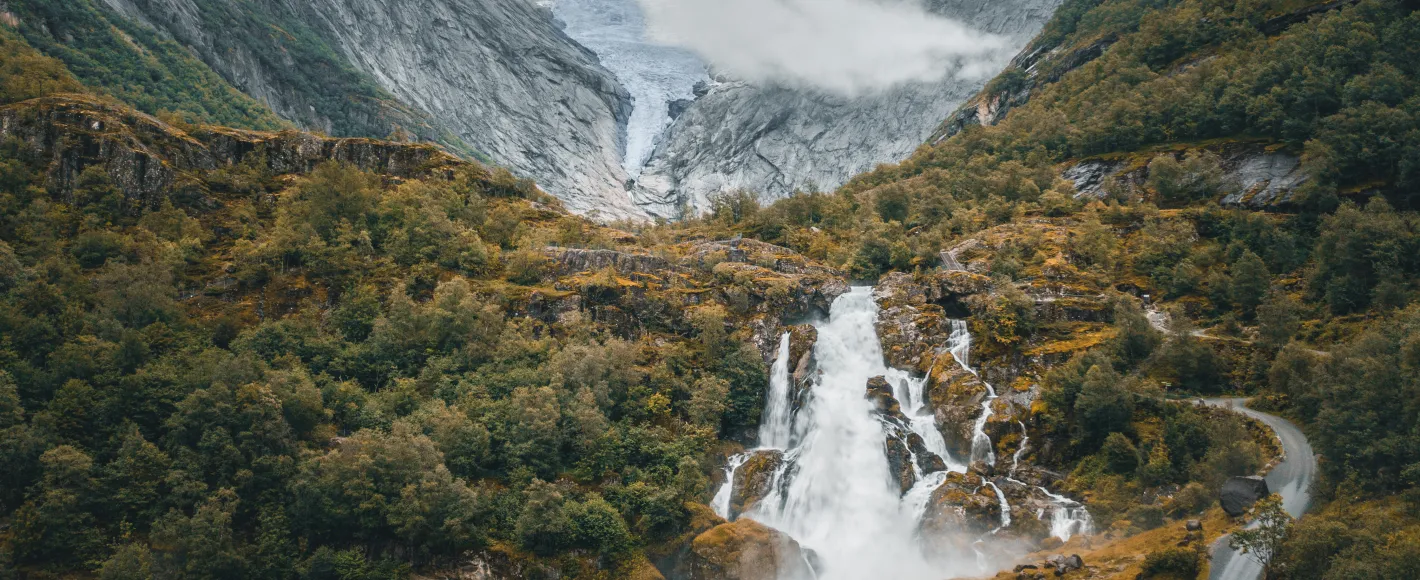 Briksdalen Haust Oldedalen